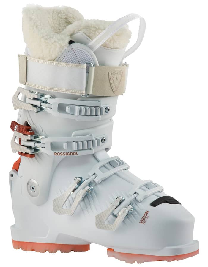 ROSSIGNOL スキー靴 ホワイト 4バックル 新品同様 22-23.5cm Rossignol Vizion 4B Pro 100 W Gw White Women's ski boots : Snowleader