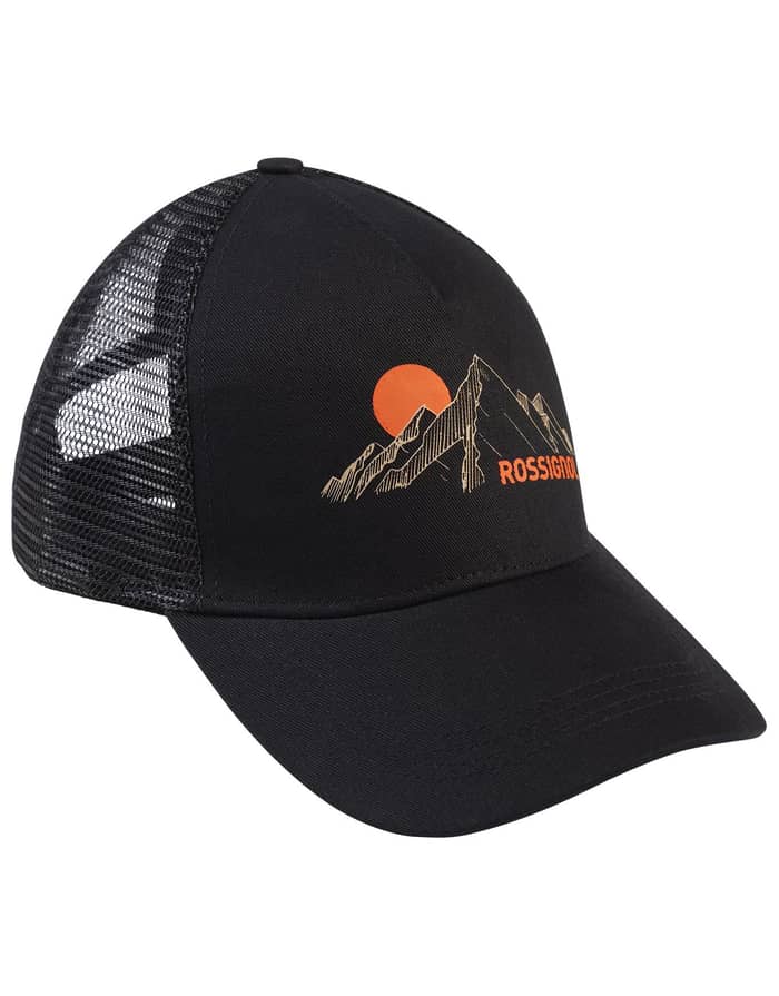 Waterfall Mesh Cap Black