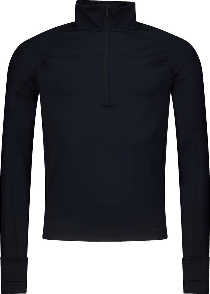M Half Zip First Layer Black