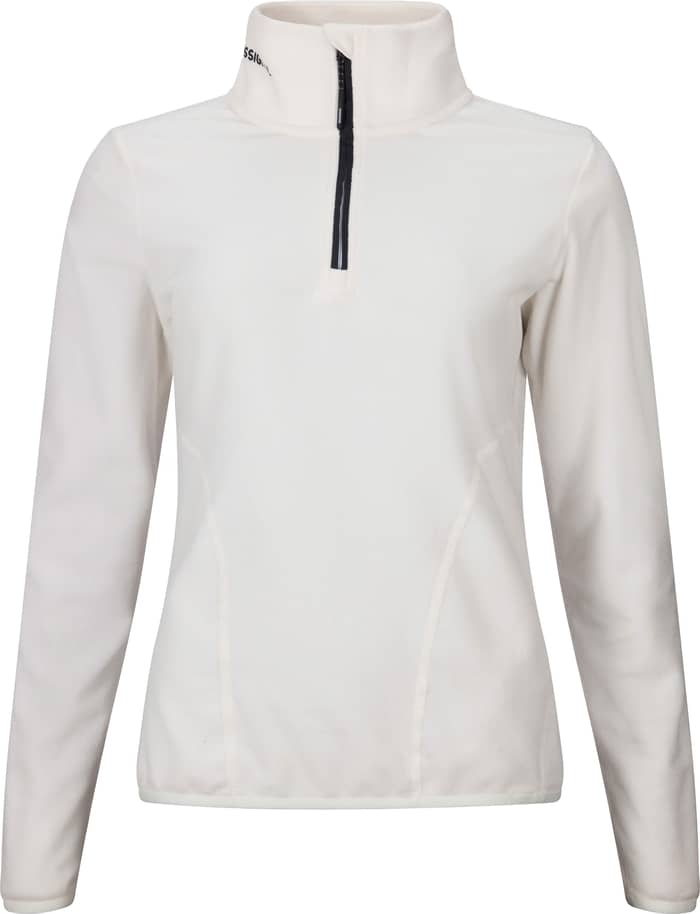 W Quarter Zip Polar Fleece White