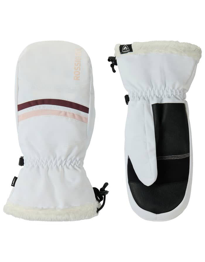 W Piste Mittens R-Shell Dry White