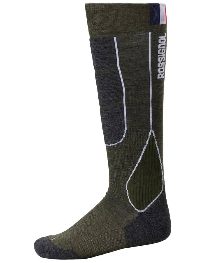 M Intermediate Ski Socks Olive Shadow