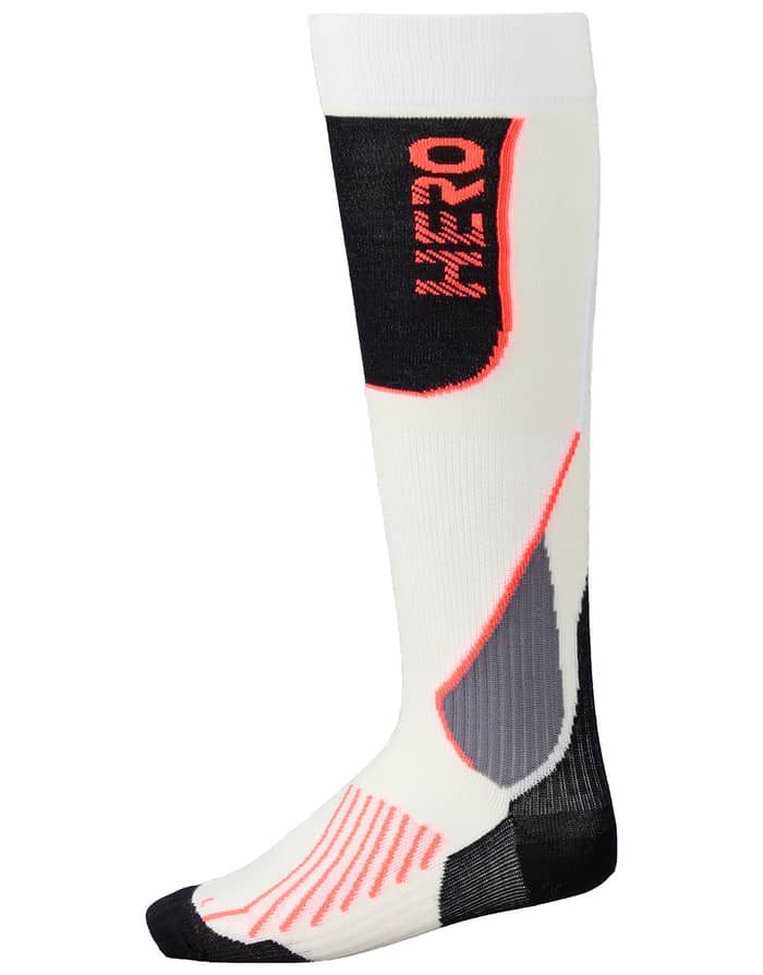 Hero Ski Socks White