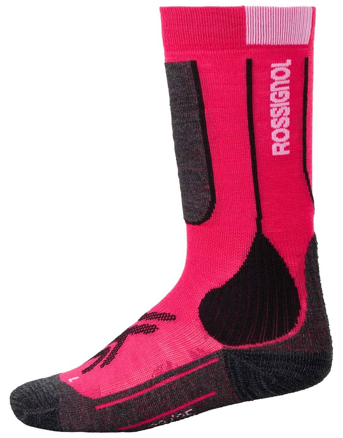 Jr Essential Ski Socks Electric Fuchsia