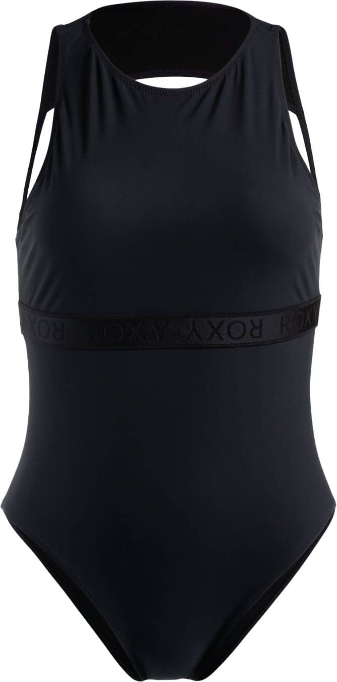 Roxy Solid Active RG - Costume Intero Bimba 0-24 Mesi - Tessuto Riciclato, Elastan, Vestibilità Aderente, Stampa Fantasia