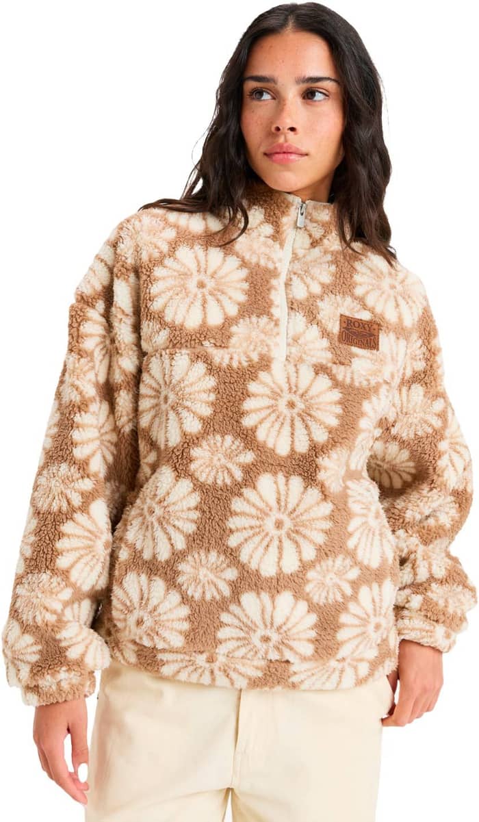 Jive Talking Polar Fleece Portobella Tropical Tile Polar