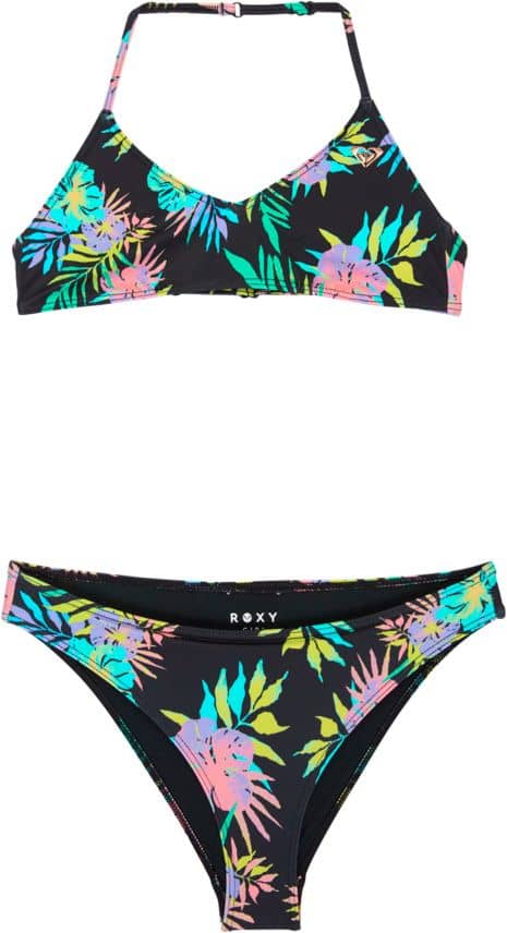 Roxy Active Rg Tri Bra Set Anthracite Aquarelle Active Rg