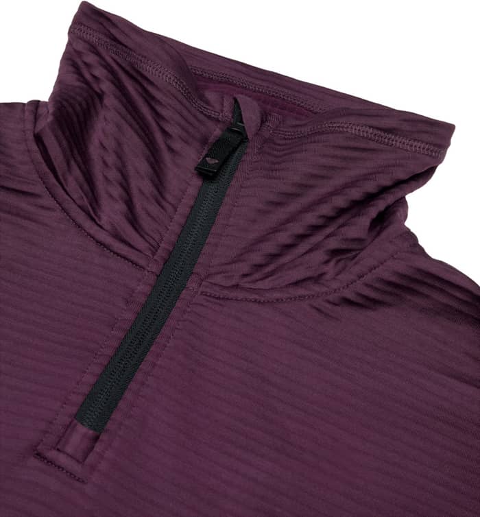 Snowstride Half Zip Blackberry Wine