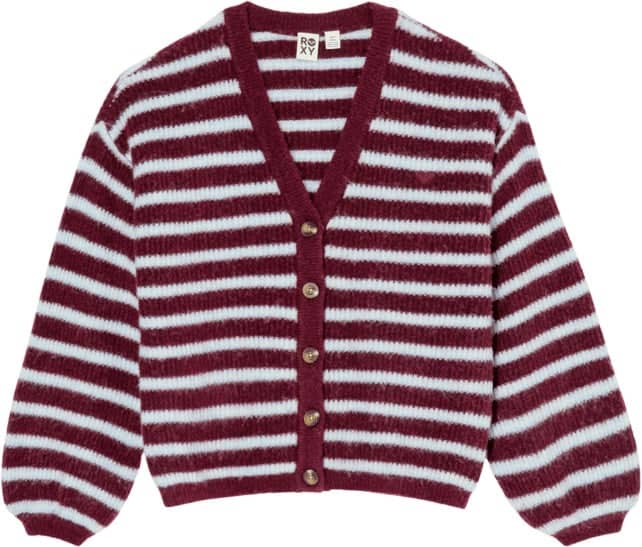 Deep As The Ocean Stripes Cardigan Beet Red All Star Stripe