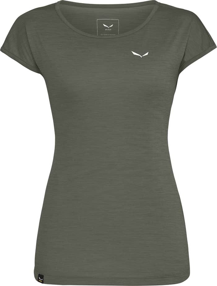 Puez Melange Dry W S/S Tee Pastel Green Melange