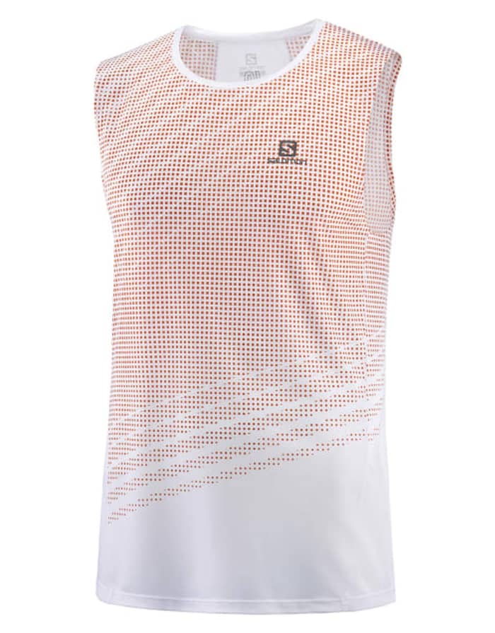 T Shirt Sense Aero Trail Tank M White/Fi