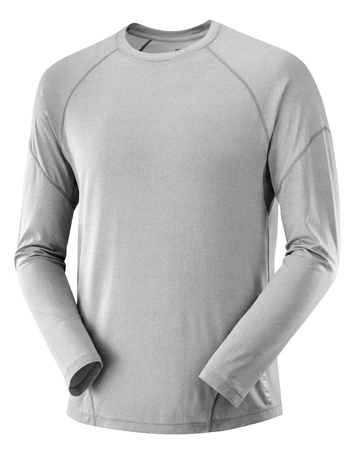 T Shirt Cross Run LS Tee M Alloy/Heather