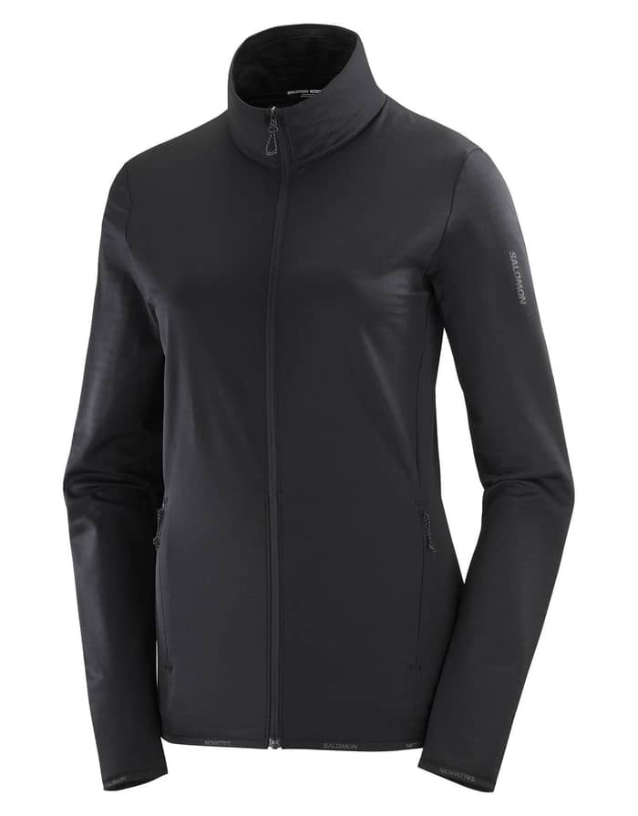 Outrack Full Zip Mid W Deep Black