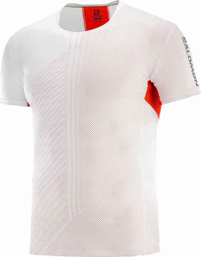 T Shirt S/Lab Sense Tee M White/Racing Red