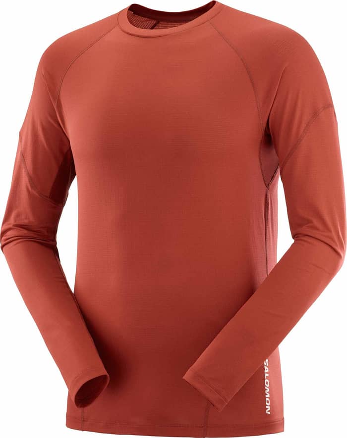 Cross Run LS Tee M Red Dahlia