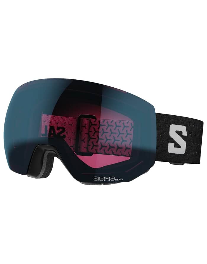 Salomon Radium Pro Sigma Photo Black/Sky Blue Ski goggles : Snowleader