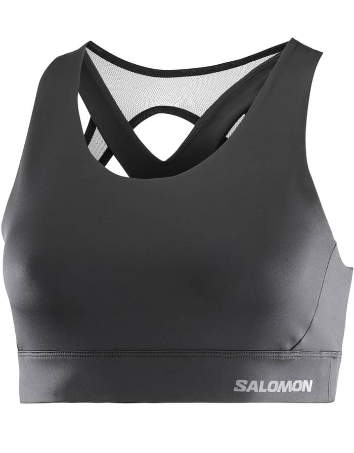 Cross Run Bra W Deep Black
