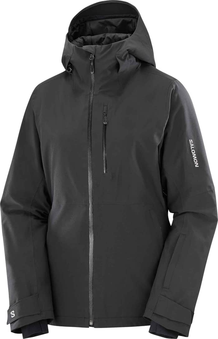 Salomon Highland Jacket W Deep Black Women's ski jackets : Snowleader