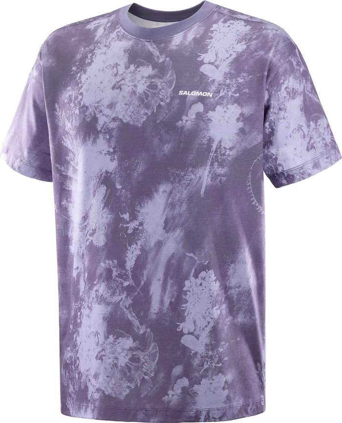 Canopy Ao Print Tee M Blue Granite