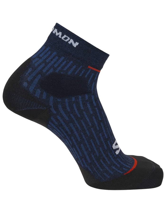 Socks Ultra Glide Ankle Carbon/French Blue/Fiery Red