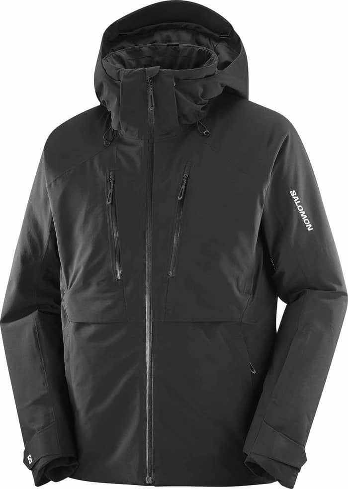 Salomon Brilliant 2.0 Jacket M Deep Black Ski jackets : Snowleader