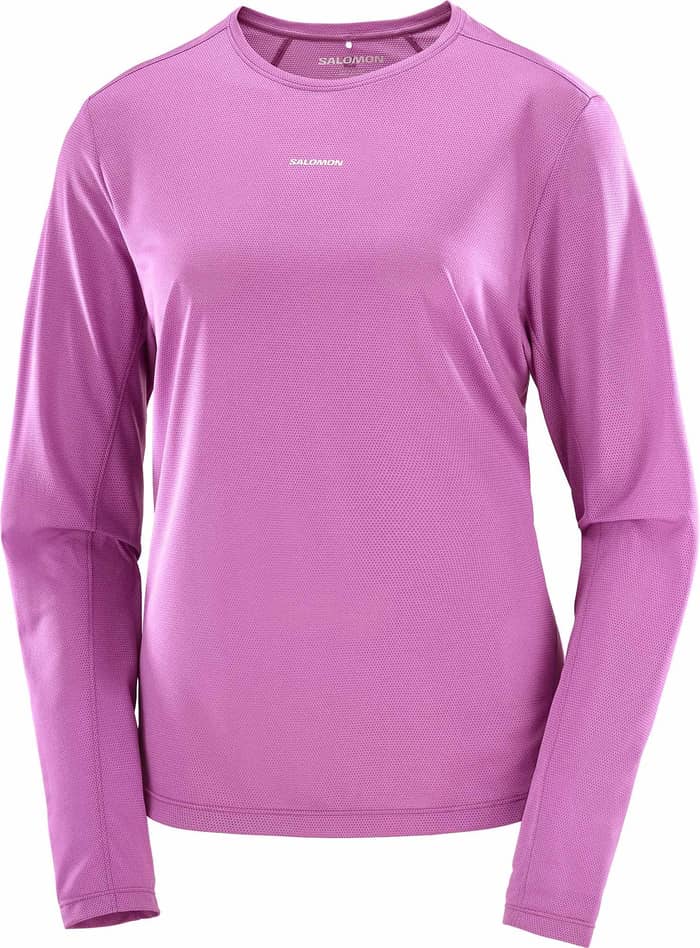 Shakeout Core LS Tee W Iris Orchid