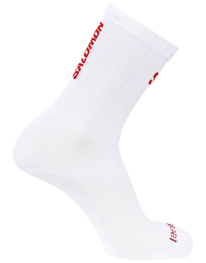 Socks S/Lab Phantasm Crew White Fiery Red