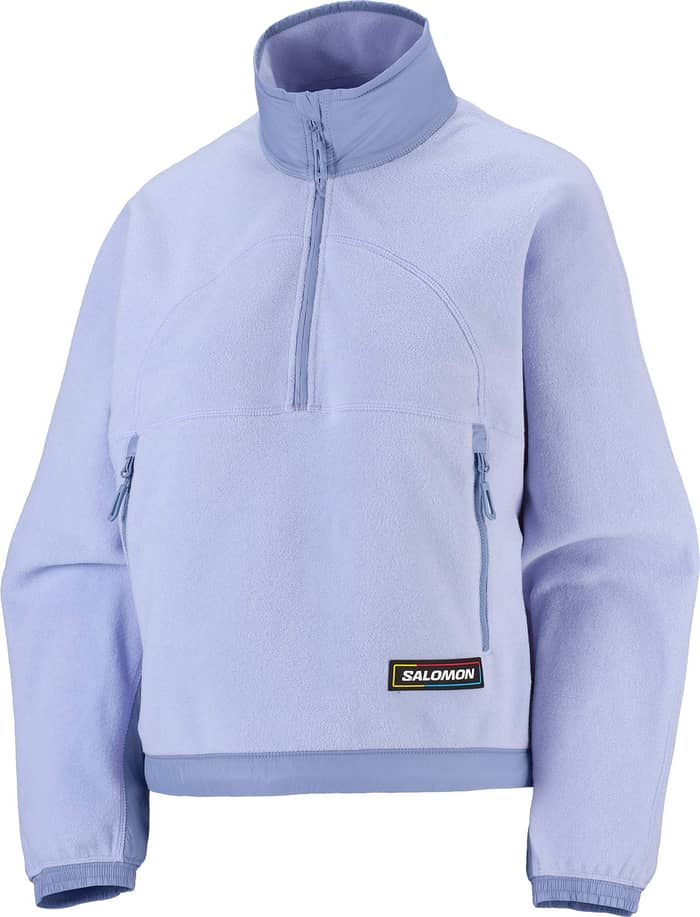 Chroma Fleece Crop HZ W Brunnera Blue