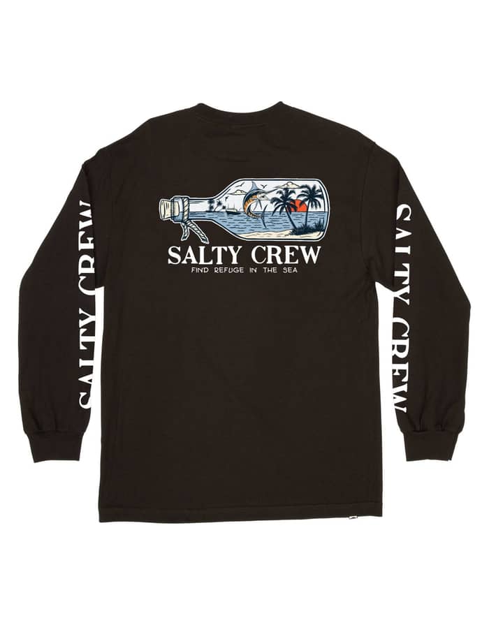 Message Premium L/S Tee Black