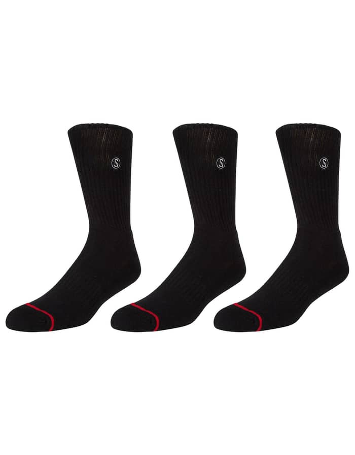 Line Up Sock Black 3 Pack