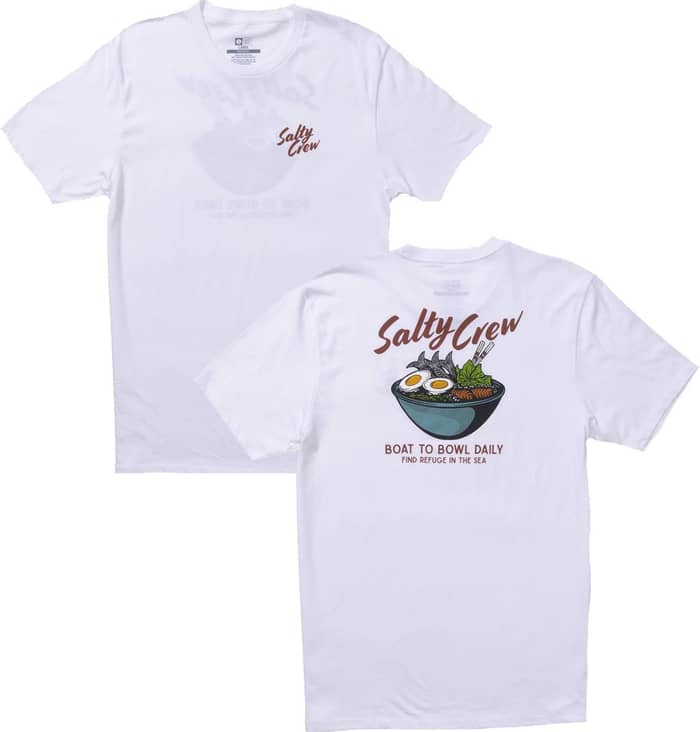 Fish Bowl SS Tee White