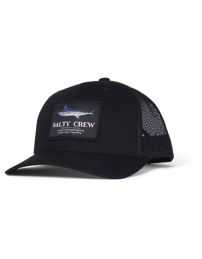 Marlin Mount Retro Trucker Black
