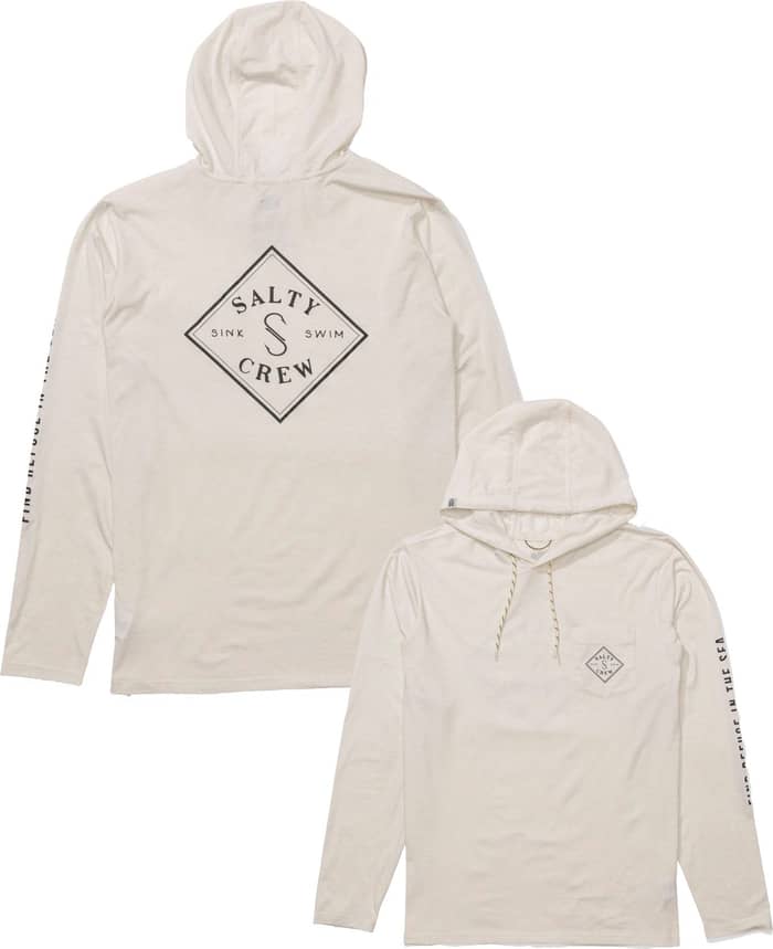 Tippet Hood Tech Tee White