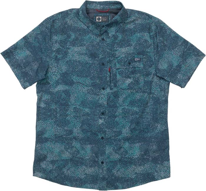 Flagship Uv Button Up Dark Navy