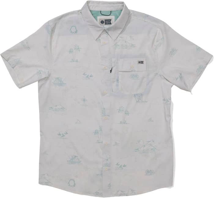Flagship Uv Button Up White