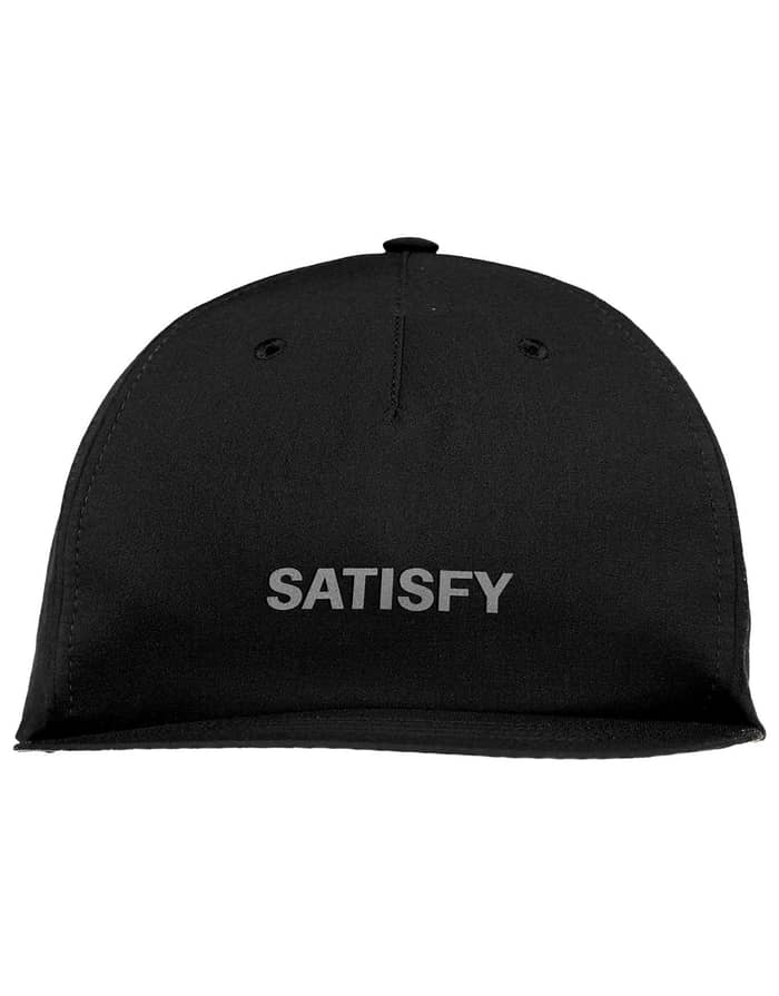 Peaceshell 5 Panel Pinch Cap Black