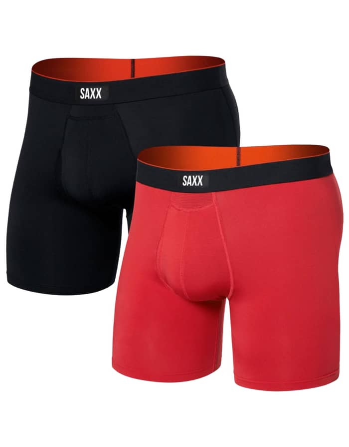 Multi-Sport Mesh BB 2pk Sunset Red/Black