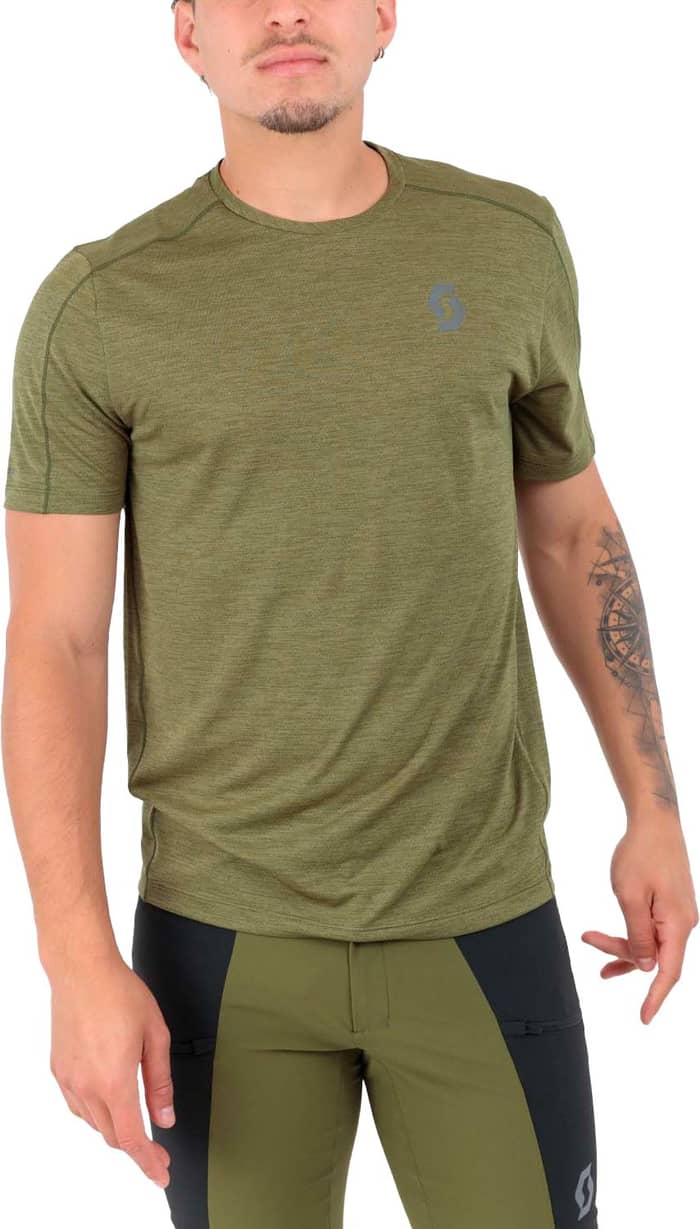 Endurance LT SS Shirt M Fir Green