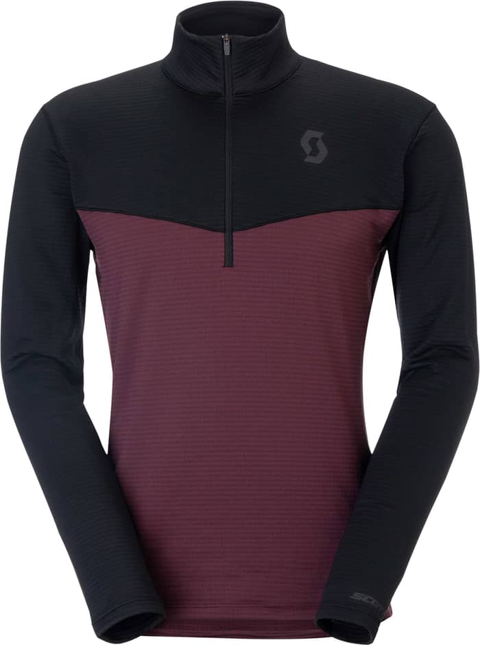 Defined Light Pullover M Cocoa Red/Black