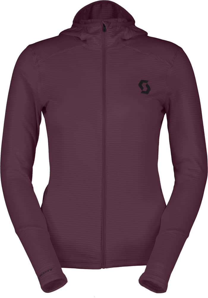 Defined Light Hoody W Cocoa Red
