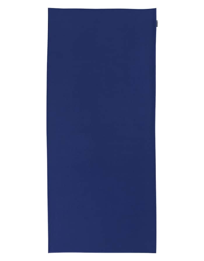 Drap de sac Soie Coton Rectangular Long Navy Blue