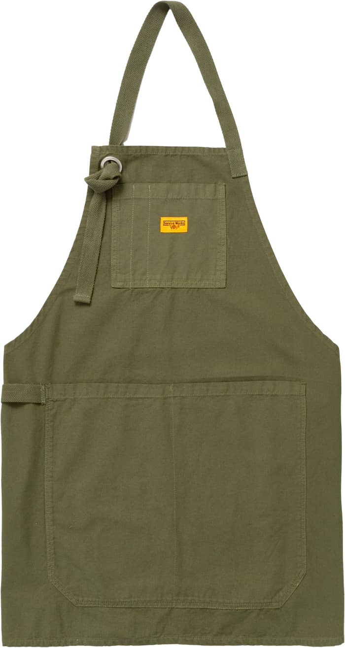 Canvas Apron Olive