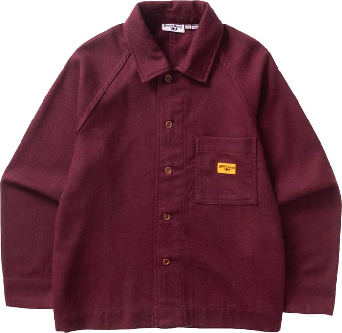 Flannel Foh Overshirt Burgundy