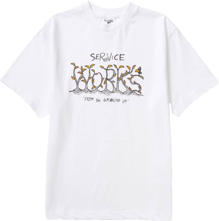 Ground Up Tee White
