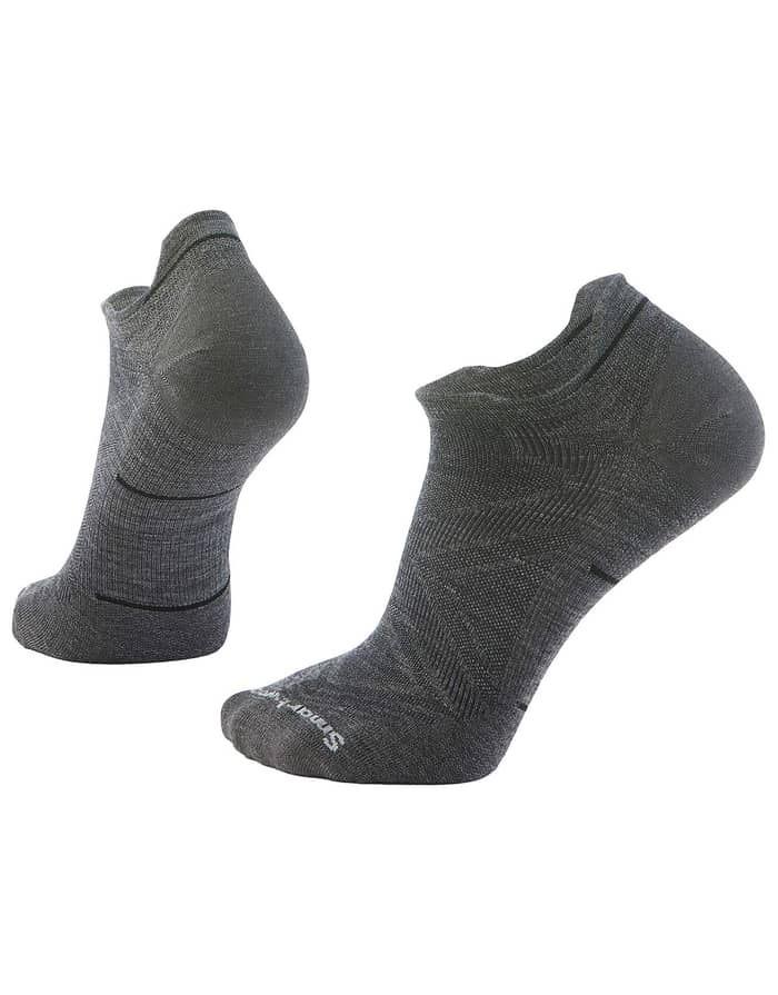 Run Zero Cushion Low Ankle Socks Medium Gray