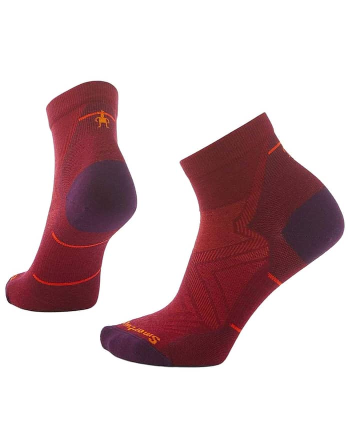 W Run Zero Cushion Ankle Socks Tibetan Red