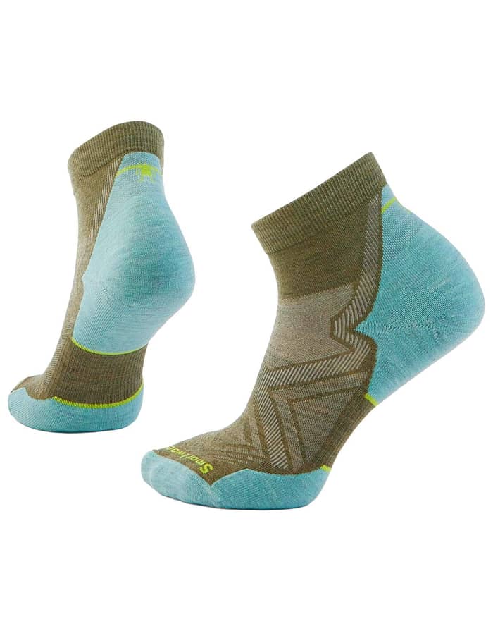 W Run Targeted Cushion Ankle Socks Winter Moss Frosty Gr