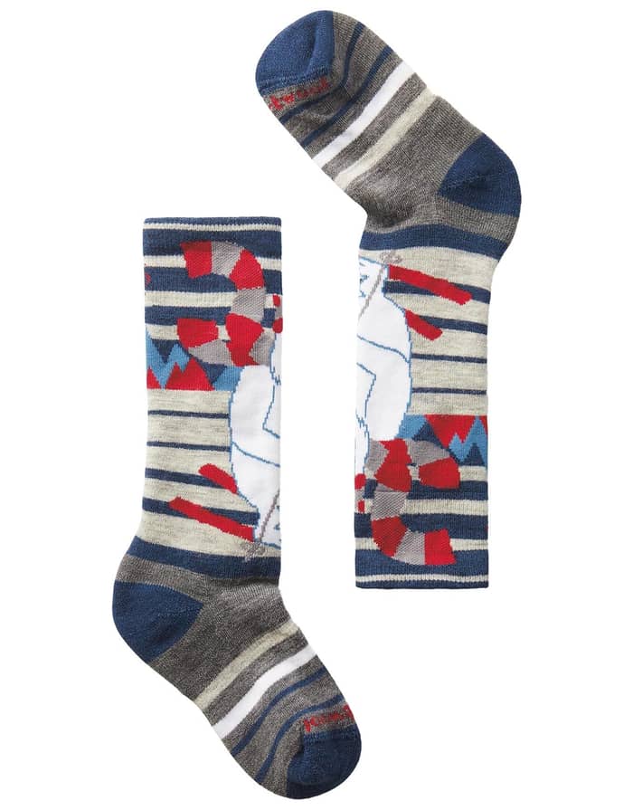 Kids' Wintersport Full Cushion Yeti OTC Socks Alpine Blue