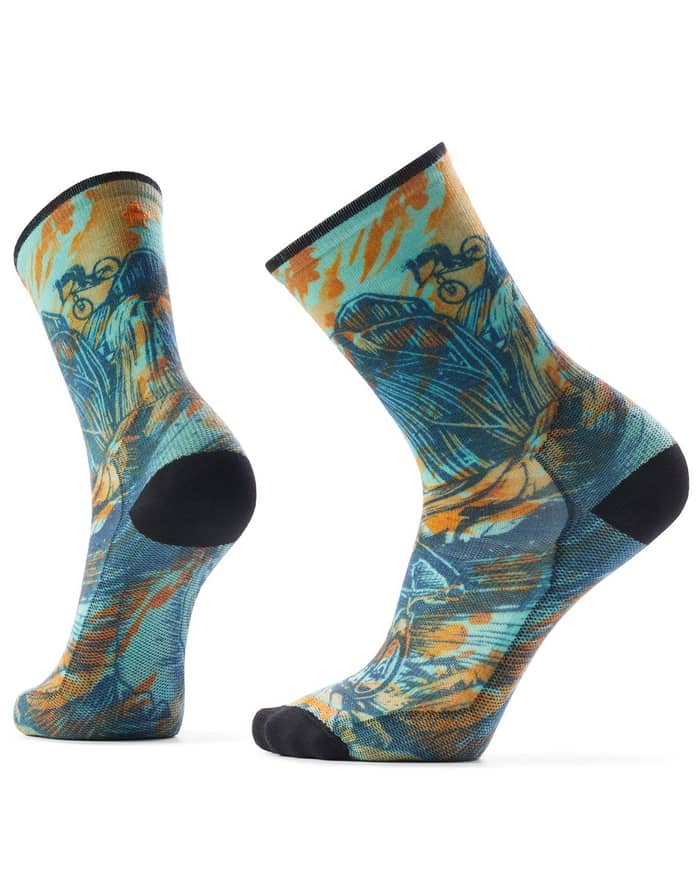 Bike Zero Cushion Rugged Ride Print Crew Capri