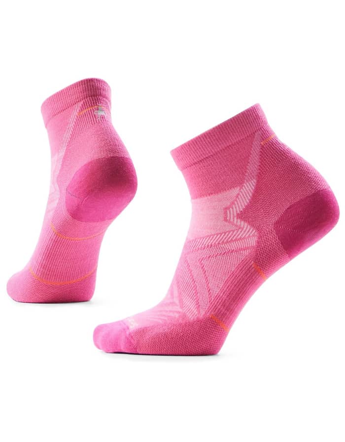 W Run Zero Cushion Ankle Socks Garden Pink